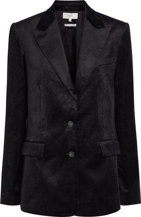 Vince Velvet-corduroy Blazer - Black - 12 (UK16 / XL)