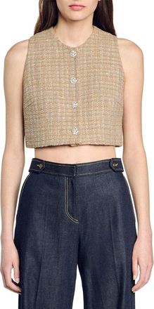 Sandro Cropped Top