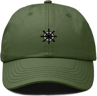 Dalix Ship Wheel Dad Hat in Olive at Nordstrom