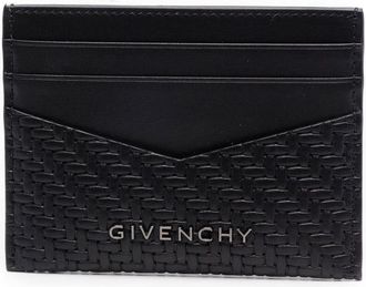 Givenchy Portacarte con placca logo - Nero