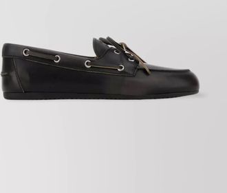 Miu Miu leather loafers