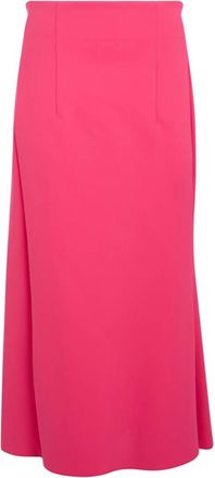 Philosophy di Lorenzo Serafini Elegante- veelzijdige en comfortabele fuchsia midi jurk - Dames - Midirokken - Roze - M - Rokken