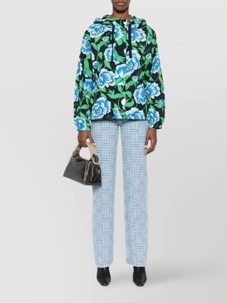 Kenzo embroidered denim straight-leg jeans