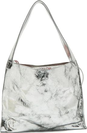 Christian Louboutin 2010s Le 54 gelakte shopper - Zilver