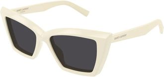 Saint Laurent Ivory Black Sunglasses SL 657 005