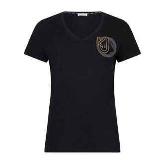 Liu Jo T-Shirts, female, Black, Size: 2XL Ta5179 J6040 T-shirt