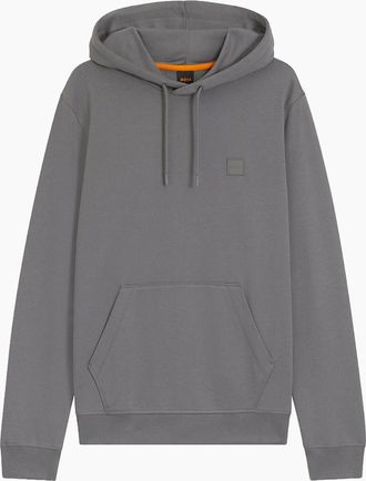 HUGO BOSS Mens Boss WeTalk Overhead Hood - Grey - Size: 44