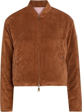 Moncler Blageon Reversible Padded Corduroy Jacket - Brown - 4 (UK 16 / XL)