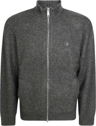 Carhartt Work in Progress Truien & Vesten, Heren, Grijs, S, Wol, Curtis Sweater Jacket