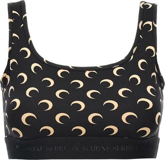 Marine Serre Mujer, Camisetas, Negro, Talla: L