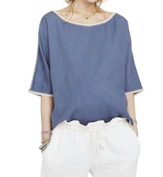 Hatch WomenS The Luna Top In Blue