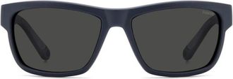 Polaroid PLD 7031/S Polarized FLL/M9 Mens Sunglasses Blue Size 59
