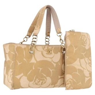 Chanel Pre-owned Bolso Tote de Rafia - Pre-owned - Mujer - Beige - ONE SIZE