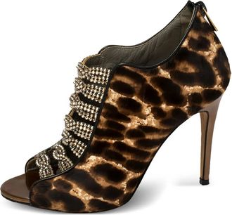 Gina Sandali con stampa - Marrone