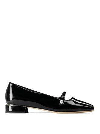 Jimmy Choo London Elisa Patent Leather Ballet Flats