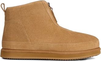 12 Storeez Enkellaarzen met lammy voering en rits - Beige