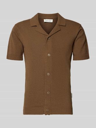 Casual Friday Casual Friday Regular Fit Freizeithemd mit Reverskragen Modell LINDHOLM in Mittelbraun, Gr&ouml;&szlig;e XXL