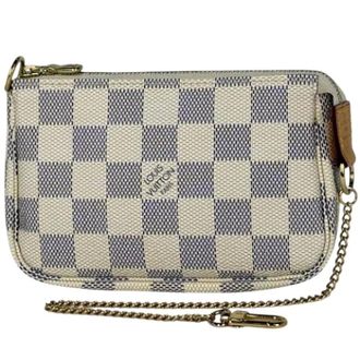 Louis Vuitton Pre-owned Damier Azur Pochette - - Pre-owned - Donna - Bianco - ONE SIZE