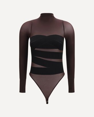 Wolford Infinite Wrap String Bodysuit Female M