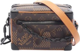 Louis Vuitton 2020 Damier Giant Monogram Mini Soft Trunk crossbody bag - Marrone