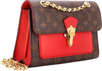 Louis Vuitton Red Monogram Canvas & Leather Victoire (Authentic Pre-Loved)