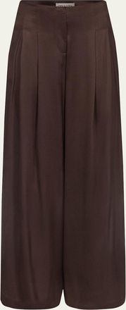 TWP Drew Silk Wide-Leg Pants