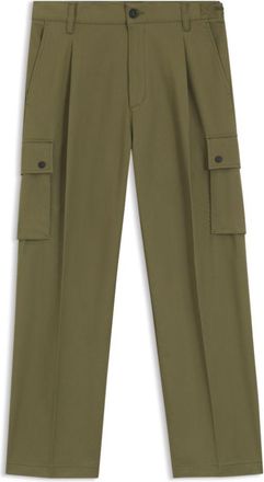 HUGO BOSS Relaxed-fit trousers with cargo styling
