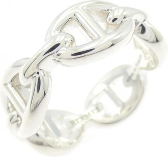 Herm&egrave;s Silver 925 Band Ring (Pre-Owned)
