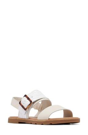 Sorel Ella III Slingback Sandal in Chalk/Gum 2 at Nordstrom Rack, Size 8