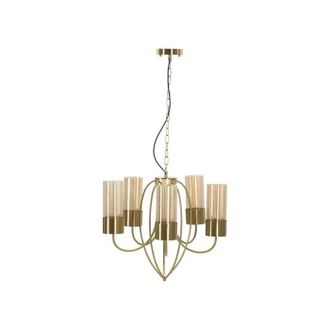 Mauro Ferretti L&aacute;mpara Suspensi&oacute;n Mauro Ferretti Elegant Metal Dorado 80x103 Cm