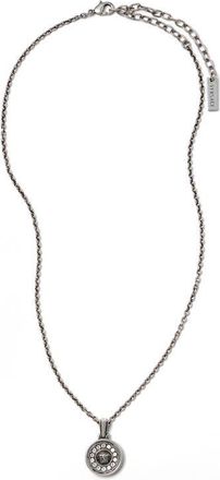 Versace Medusa Crystal Pendant Necklace in Palladium 82 Crystal at Nordstrom