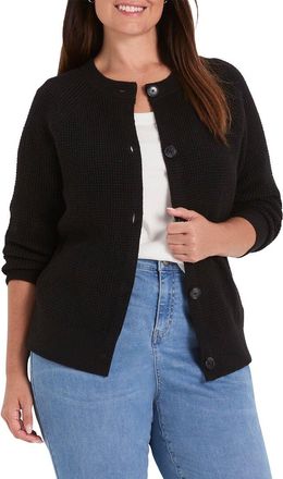 Nic+Zoe NIC+ZOE Plus Waffle Cardigan