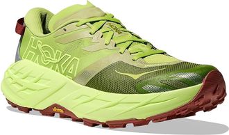 Hoka One One Speedgoat 7 Mens Shoes Kiwi/Neon Yuzu : 12.5 D - Medium, Synthetic