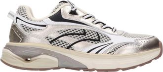 Maruti Riva Leather Gold - Heren - Sneakers - Grijs - 38 EU - Leer - Schoenen