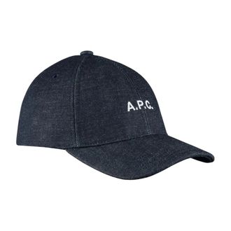 A.P.C. Casquette Charlie - Heren - Petten - Blauw - 56 CM - Katoen - Accessoires