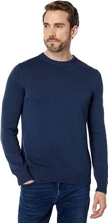 Ecoalf Tailalf Sweater Mens Blue Cotton Crew Neck Long Sleeve Pullover GBO88