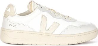 Veja Moderne Witte Mesh Sneakers voor Mannen - Heren - Sneakers - Wit - 45 EU - Schoenen