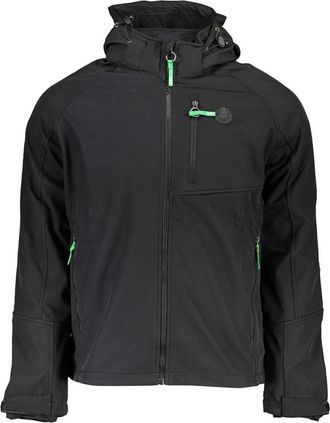 Gian Marco Venturi Black Polyester Mens Mens Jacket