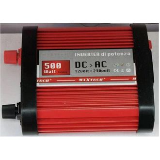 Trade Shop Trade Shop - Power Inverter From 12 V To 230 V Tension 500 Watt Per Camper Auto Hb500-12v