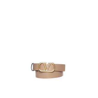 Valentino Garavani Belts, female, Brown, Size: 95 CM Buckle Belt