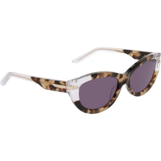 Nike Mens Accessories Fawn Cat Eye Sunglasses in KhakiTrt/Violet - Multicolour - One Size