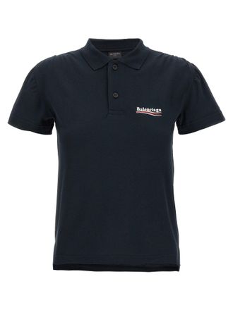 Balenciaga Polo Con Logo Bordado