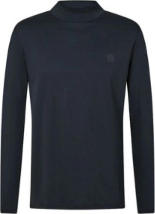 Baldessarini Heren coltrui in effen kleuren - Heren - Longsleeves - Blauw - L - Katoen - Tops