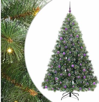 vidaXL &Aacute;rbol De Navidad Artificial Con 300 Led Verde 210 Cm Pe Y Pvc Vidaxl
