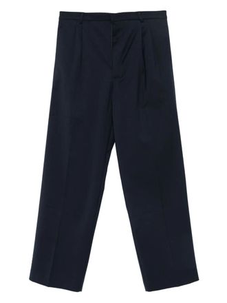 Amaranto pleat-detail trousers - men - Fabric - 46 - Blue