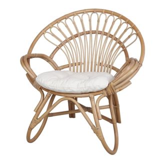 MisterWils Silla De Rat&aacute;n Natural Circle - Naturale - 89x80x85