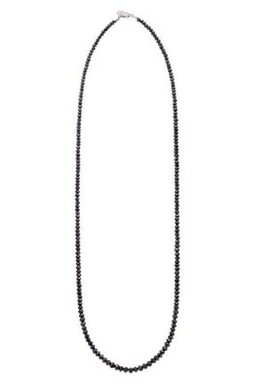 Sethi Couture Black Diamond Beaded Necklace at Nordstrom, Size 18 In