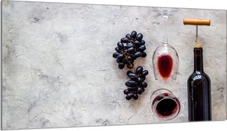 OEM Protector De Cristal Para Encimera 90x52 Vino