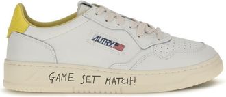 Autry White Medalist Low Sneakers