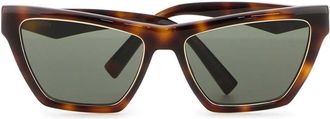 Saint Laurent Womens Sl Sunglasses Brown Acetate